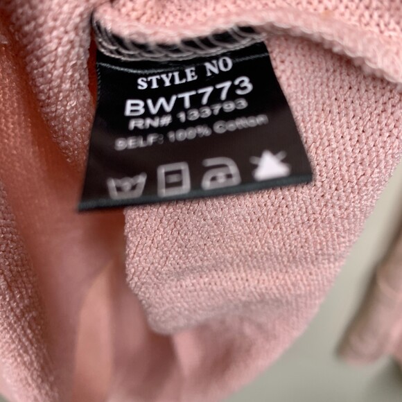 POL oversized pullover cotton henley pink ombre size small - Picture 9 of 11